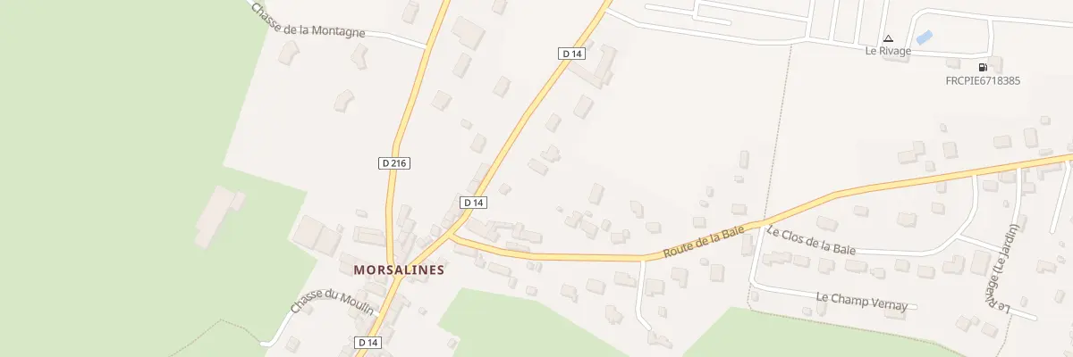 Plan du 34 Hameau du Pont à Quettehou