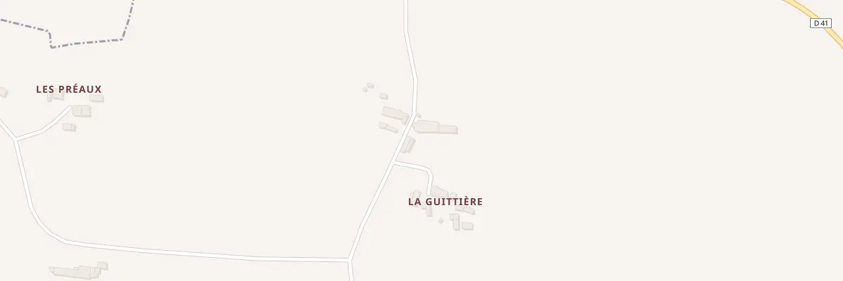 Plan du 5065 La Guittiere à Forges-la-Forêt