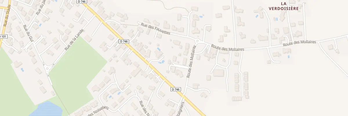 Plan du 5 Rte des Mollaires à Rives de l’Yon