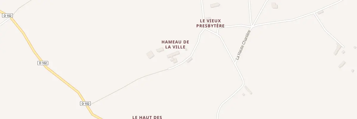 Plan du 1 Hameau Laville au Lorey