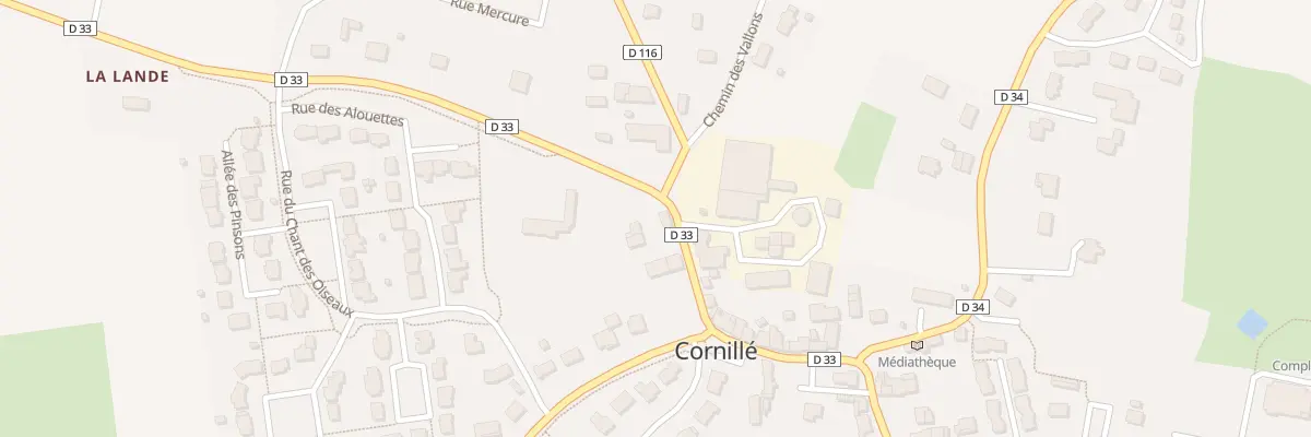 Plan du 3 Rue du Presbytère à Cornillé