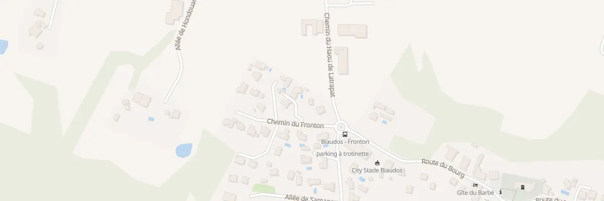 Plan du 4 Lot du Fronton à Biaudos