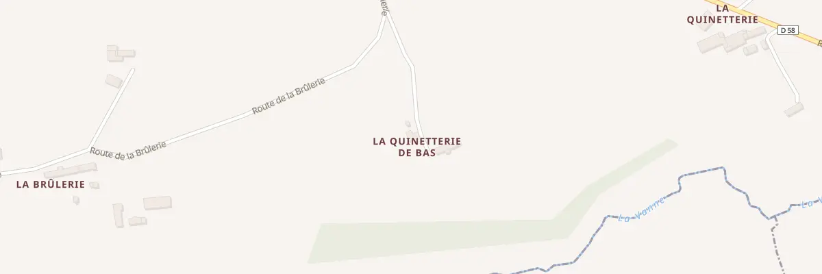 Plan du 56 La Quinetterie de Bas à Roncey