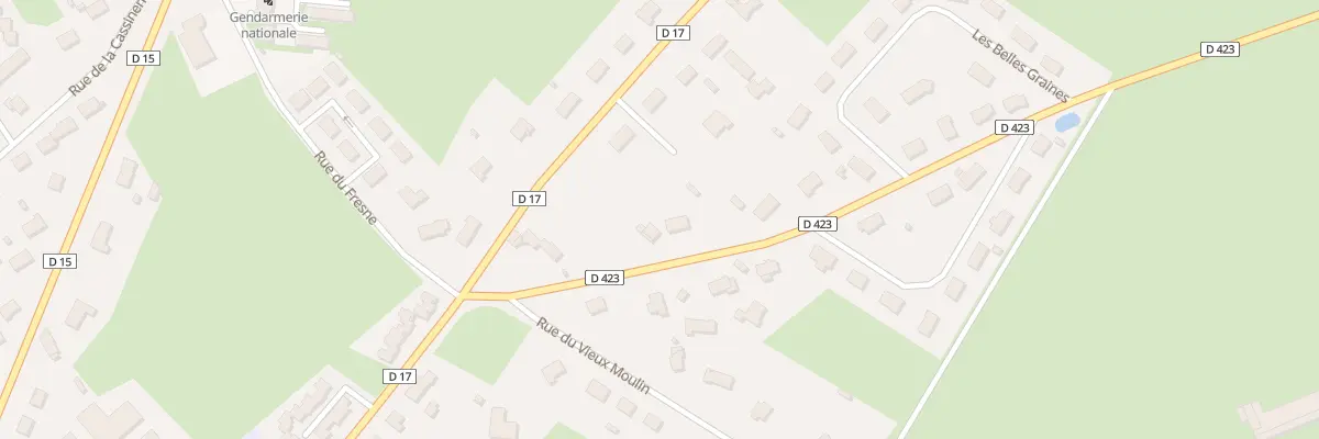 Plan du 1 Rte de Saint Martin à Sainte-Mère-Église