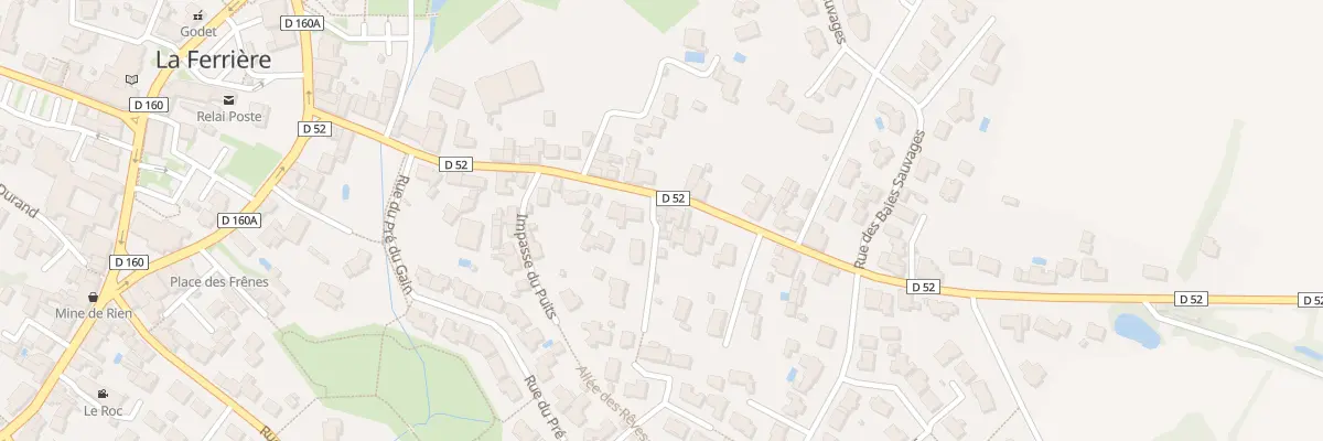 Plan du 36 Rue du bout de ville à La Ferrière
