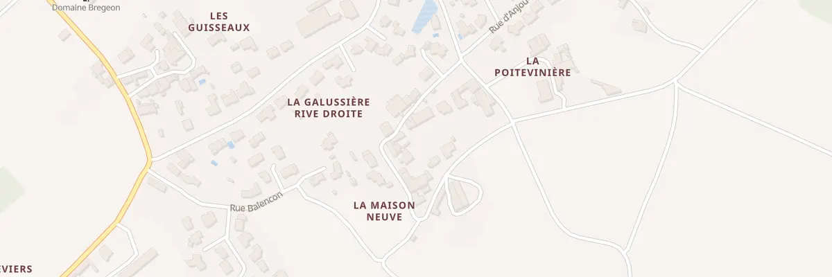 Plan du 9 La Galussiere Rive Droite à Gorges