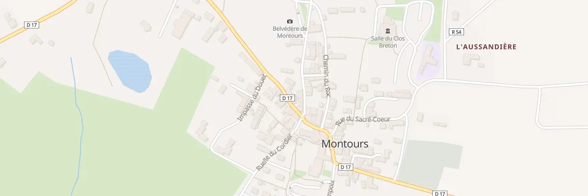 Plan du 1 Rue du Crochet aux Portes du Coglais