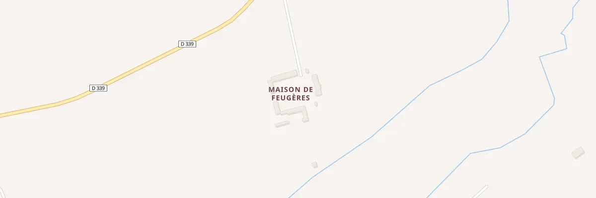 Plan du 2 Maison de Feugeres à Feugères
