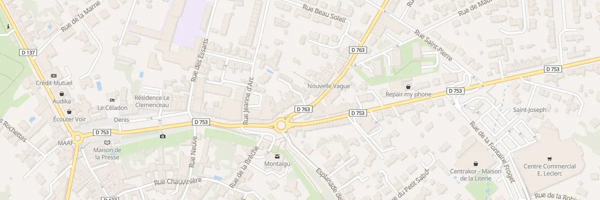 Plan du 11 Pl de la République à Montaigu-Vendée