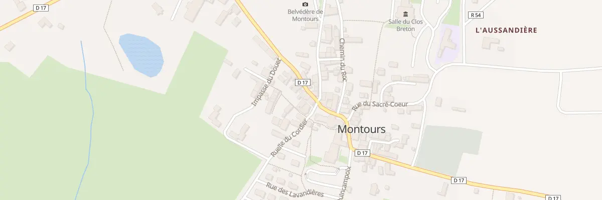 Plan du 6 Rue du Crochet aux Portes du Coglais