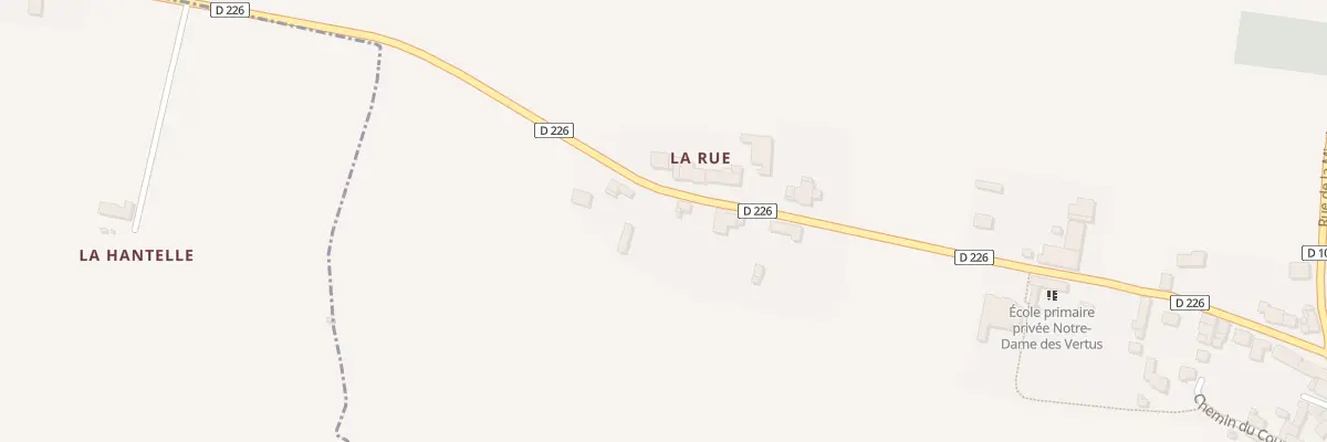 Plan du 5121 La Rue à Mecé