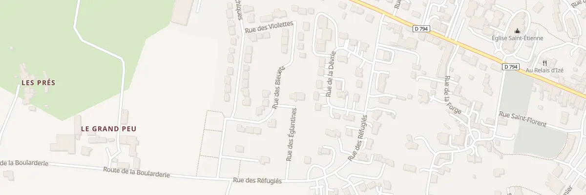 Plan du 7 Rue des Églantines à Val-d’Izé