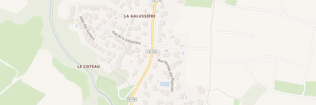 Plan du 29 Rue du Gué à Gorges