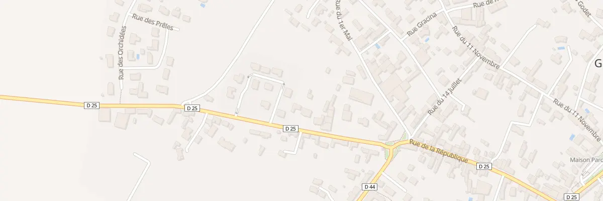 Plan du 10 Av Georges Clemenceau à Bellevigny