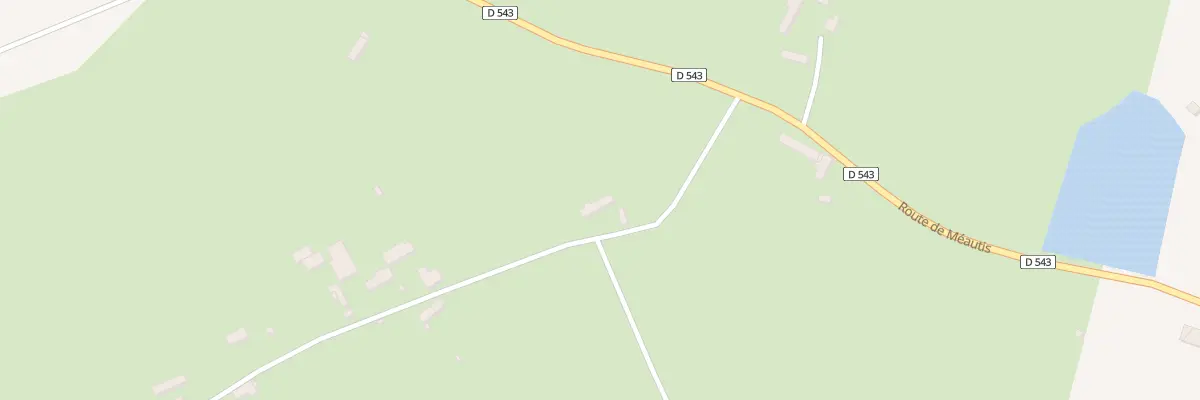 Plan du 2 Le Bas Boscq à Méautis