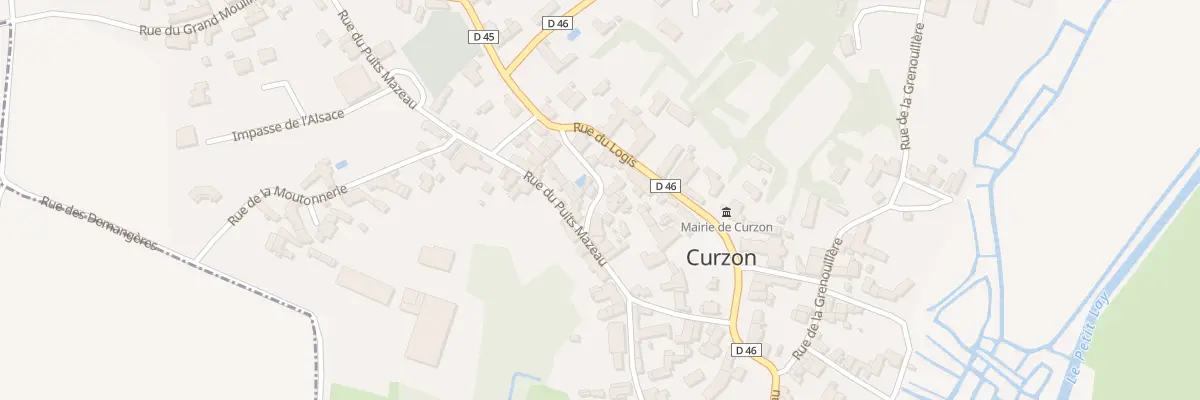 Plan du 6 Rue du petit chemin à Curzon