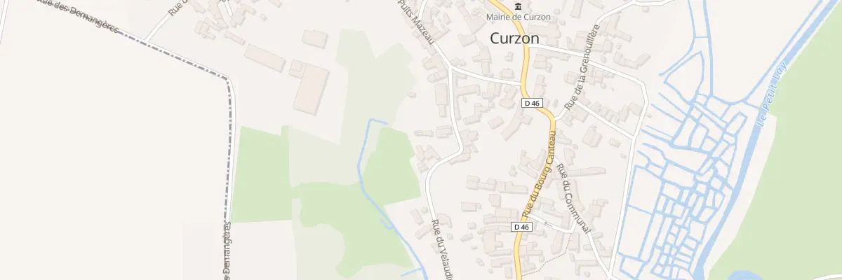 Plan du 7 Rue du velaudin à Curzon