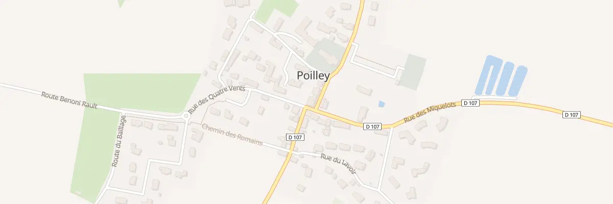 Plan du 1 Rue Jean Vitel à Poilley