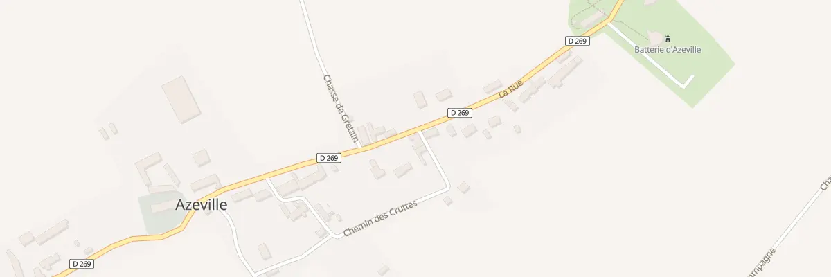 Plan du 29 La Rue à Azeville