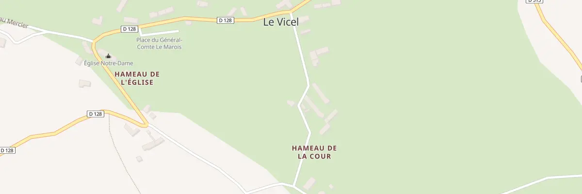Plan du 4 Rte des Etoupins au Vicel