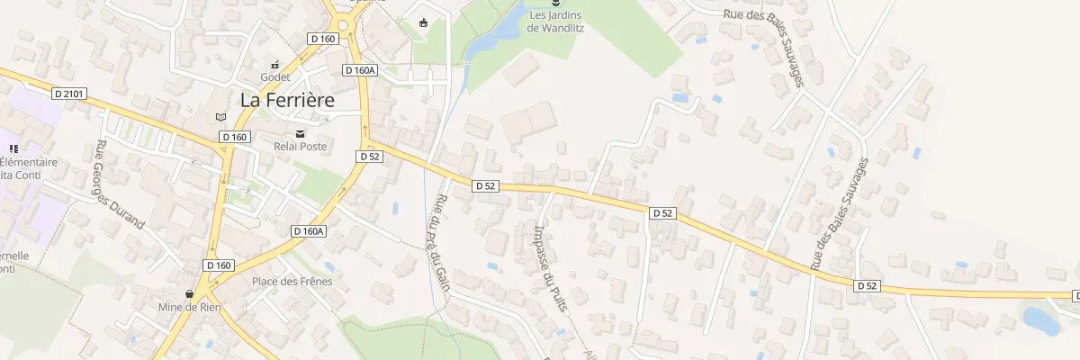 Plan du 25 Rue du bout de ville à La Ferrière