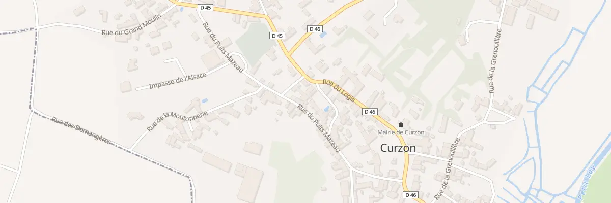 Plan du 16 Rue du puits mazeau à Curzon