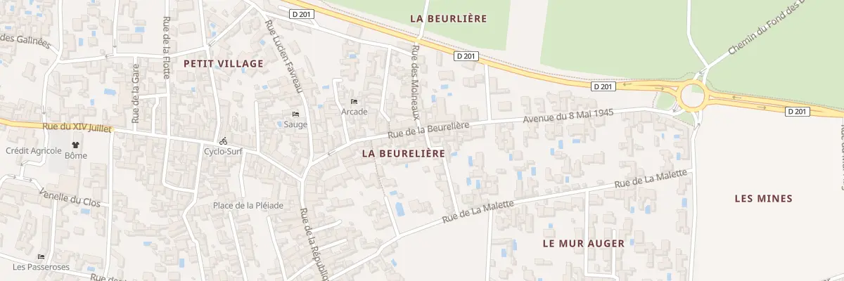 Plan du 1B Rue de la Pompe à Sainte-Marie-de-Ré