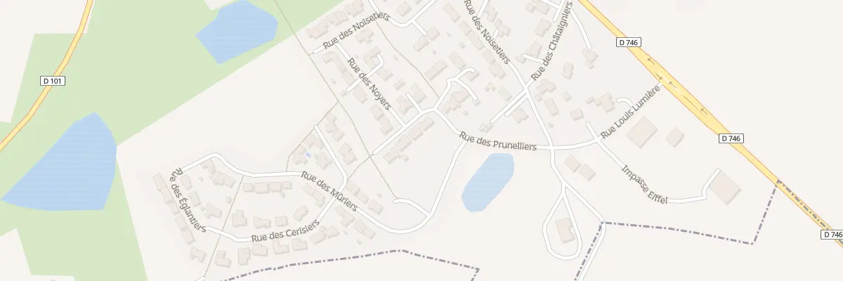 Plan du 3 Rue des prunelliers à Rives de l’Yon