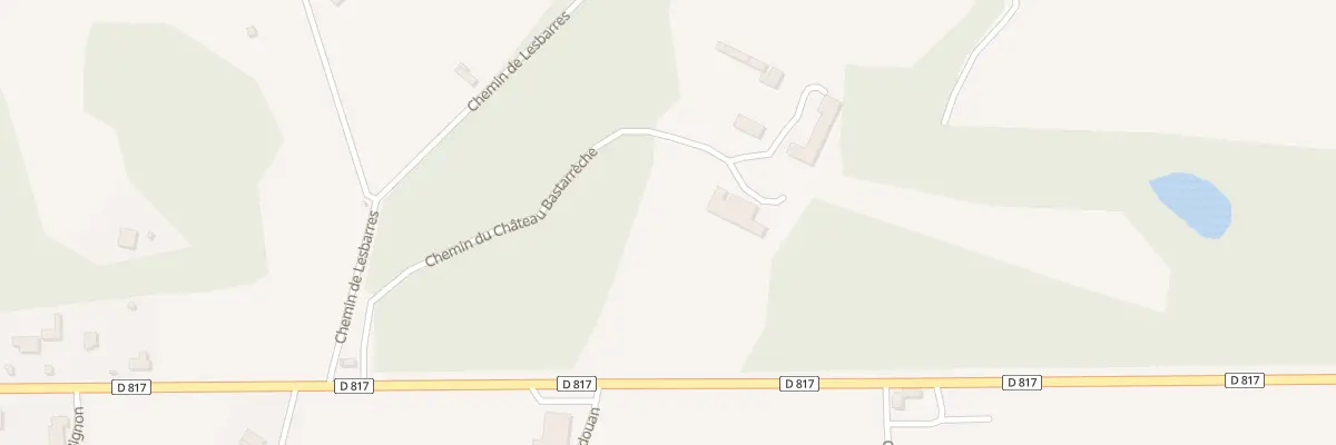 Plan du 27 Le Chateau à Biaudos