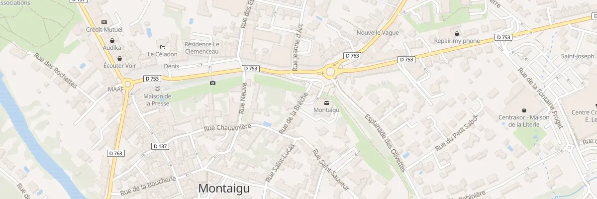 Plan du 4 Rue de la brèche à Montaigu-Vendée