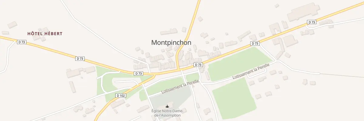 Plan du 1 Rue du Mont à Montpinchon