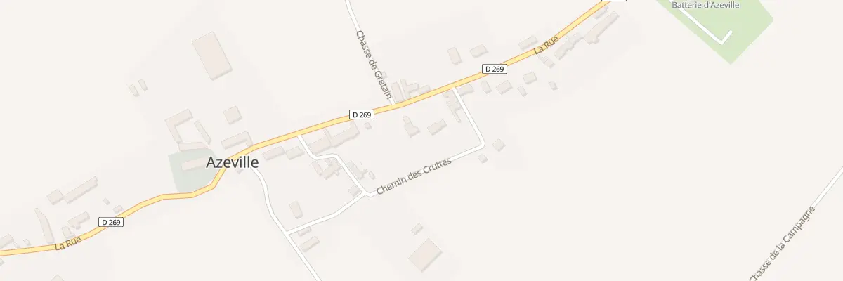 Plan du 25B La Rue à Azeville