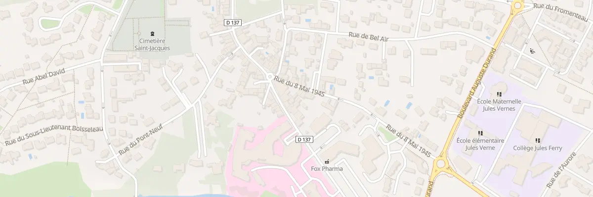 Plan du 8 Rue du Huit Mai 1945 Montaigu à Montaigu-Vendée