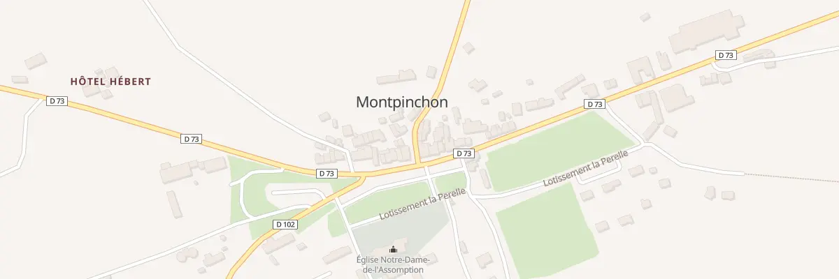 Plan du 4 Rue de la Fontaine Ceran à Montpinchon