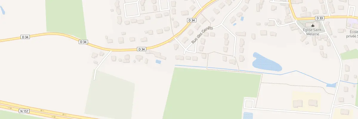 Plan du 12 Rue des Genêts à Cornillé