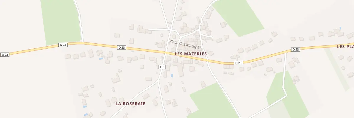 Plan du 407 Les Mazeries à Couffé