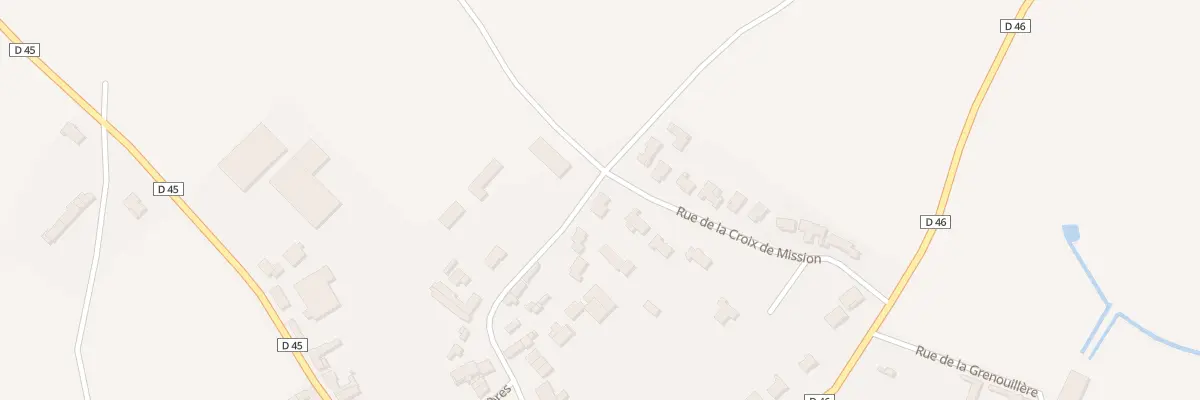 Plan de la Rue de l’aubraie à Curzon