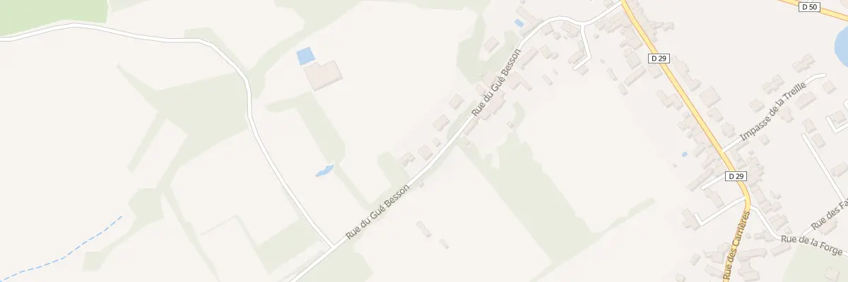 Plan du 10T Rue du gué besson à Rosnay