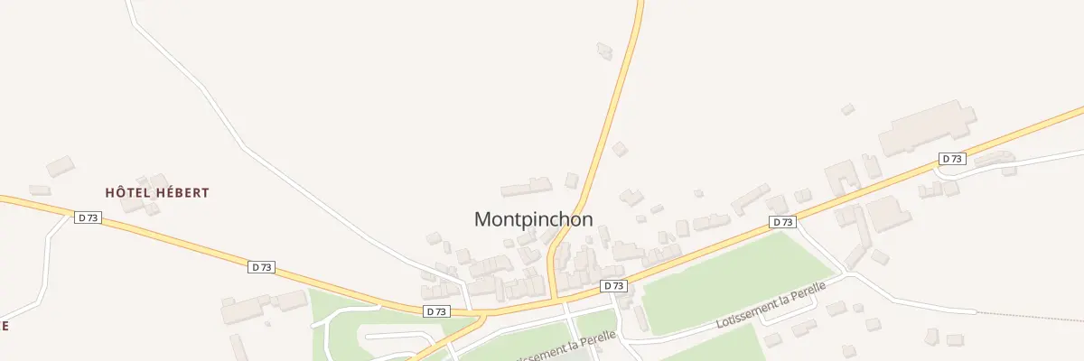Plan du 11 Rue de la Fontaine Ceran à Montpinchon