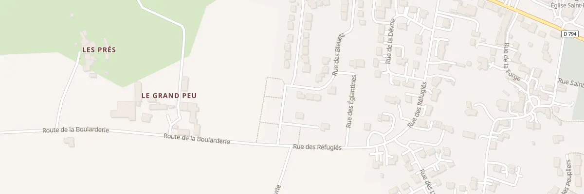 Plan du 35 Rue des Bleuets à Val-d’Izé