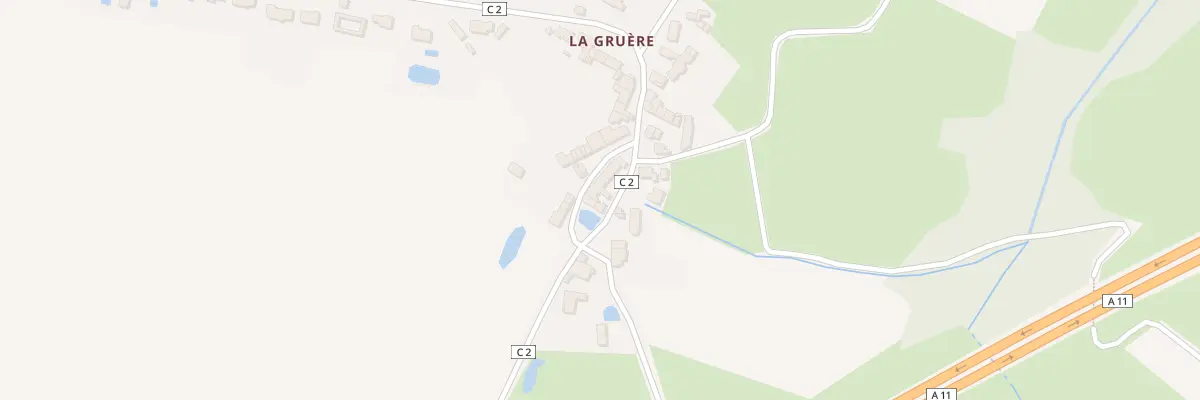Plan du 550 La Gruere à Couffé
