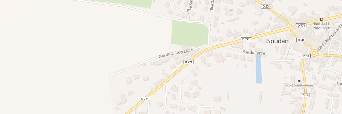 Plan du 35 Rue du Huit Mai 1945 à Soudan