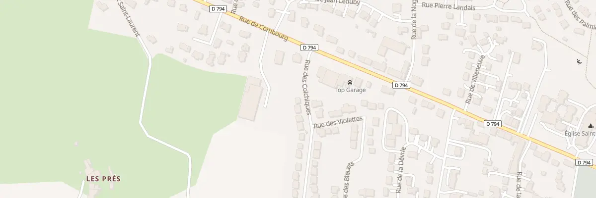 Plan du 2 Rue des Colchiques à Val-d’Izé