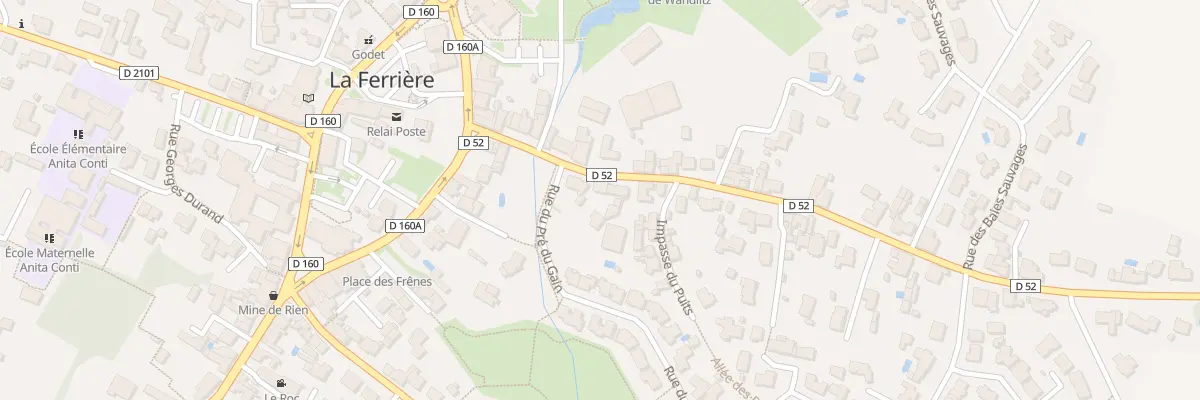 Plan du 14 Rue du bout de ville à La Ferrière