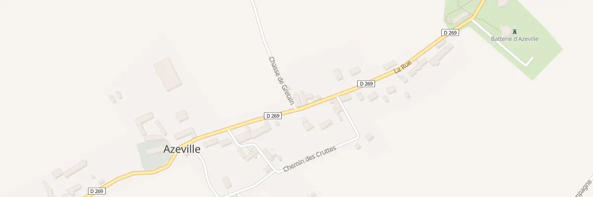 Plan du 18 La Rue à Azeville