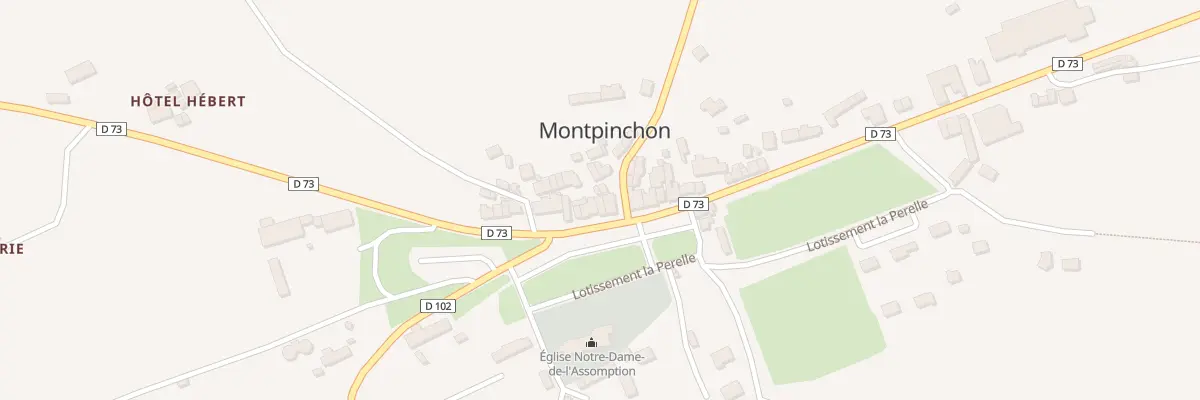 Plan du 4 Rue du Telegraphe à Montpinchon