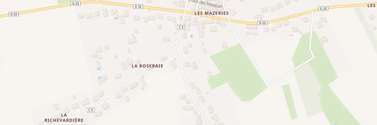 Plan du 5632 Les Mazeries à Couffé