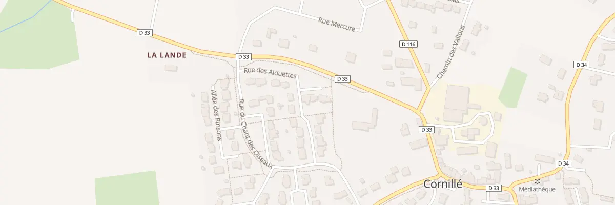 Plan du 9 Rue des Alouettes à Cornillé