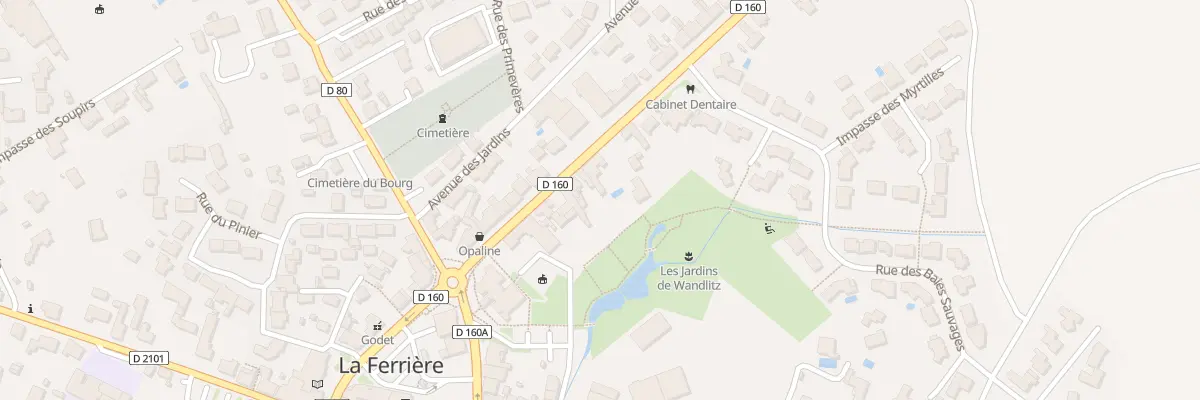 Plan du 35 Rue nationale à La Ferrière