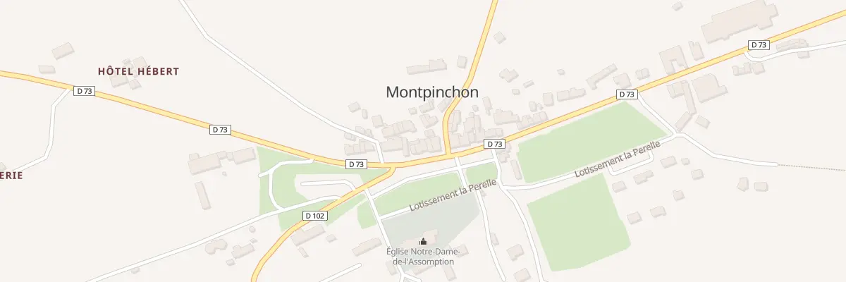 Plan du 6 Rue du Telegraphe à Montpinchon